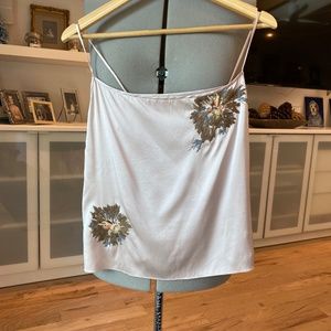 St. John pink silk camisole Sz S